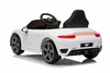 Electric Ride-on car RUF GT 12V, white, Opening doors, 2.4 GHz remote control, LED lights front and 