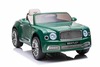 Electric ride-on car Bentley Mulsanne 12V, green, Leatherette seat, 2.4 GHz remote control, Eva whee