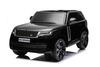 Electric Ride-on car Range Rover Model 2023, Two Seater, Black, Leatherette Seats, Radio with USB In