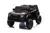 Electric ride-on car Toyota Landcruiser 12V, black, wide single seat, 2.4 GHz remote control, USB / 