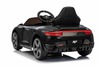 Electric Ride-on car RUF GT 12V, black, Opening doors, 2.4 GHz remote control, LED lights front and 