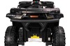 Licensed electric Ride-on quad Arctic Cat 12V with rear wheel drive, black, LED lights, Lithium batt