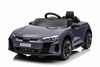 Electric Ride-on car Audi RS E-tron GT 12V, grey, wide single seat, 2.4 GHz remote control, USB / AU