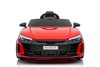 Electric Ride-on car Audi RS E-tron GT 12V, red, wide single seat, 2.4 GHz remote control, USB / AUX