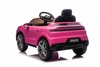 Auto elettrica per bambini Porsche Cayenne 12V con trazione posteriore - con licenza (1 posto), rosa