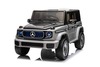 Electric Ride-on car Mercedes-Benz EQG 12V, grey, LED underlighted body parts, Functional front and 