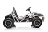 Electric Ride-on SPORT-CART 24V, black, Soft EVA wheels, Leatherette seat, 2 x 50W Motor, 24V Batter