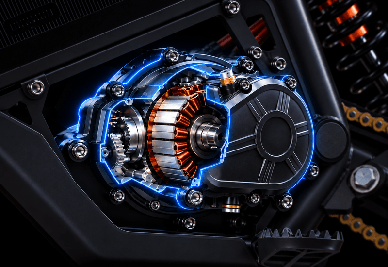Bezkartáčový motor s výkonem 8 000 W