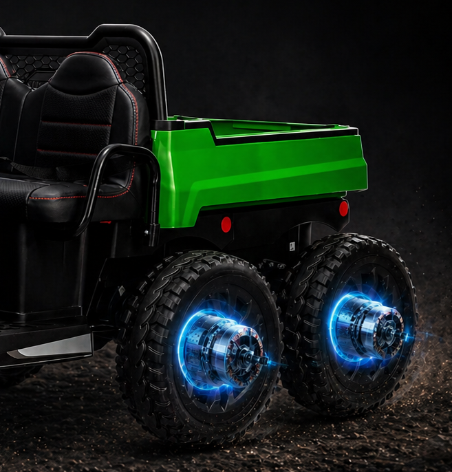 4 × 200W Potente trazione 4x4