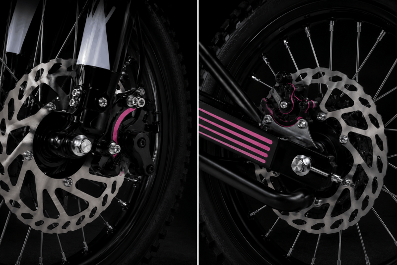 Front & Rear Disc Brakes with Racing Calipers