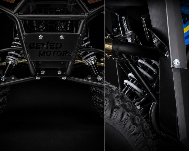 High-quality suspension for rough terrain