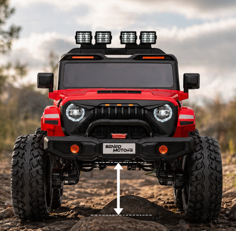 High Ground Clearance Chassis for True Off-Road Use