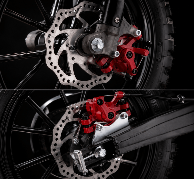 Front & Rear Disc Brakes
