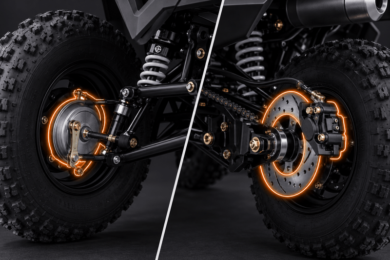 Front Drum & Rear Disc Brakes