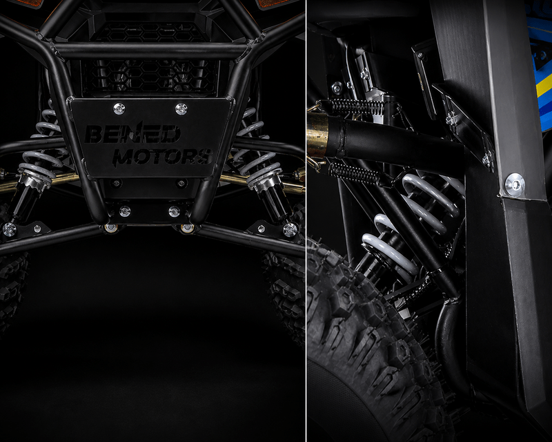High-quality suspension for rough terrain