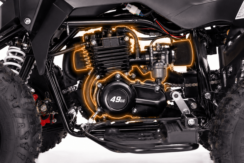 Motore a benzina 49cc reale