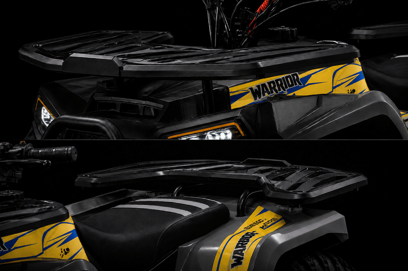 Metal Front & Rear Storage Racks
