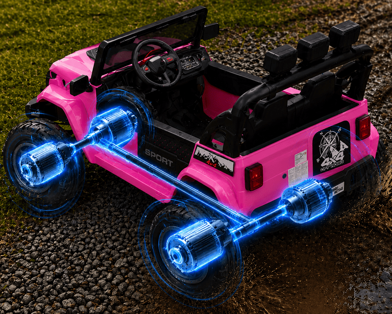 Powerful 4×4 Drive with Four 55W Motors