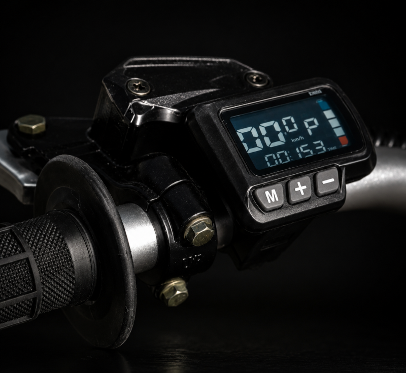 LCD Display with Riding Data