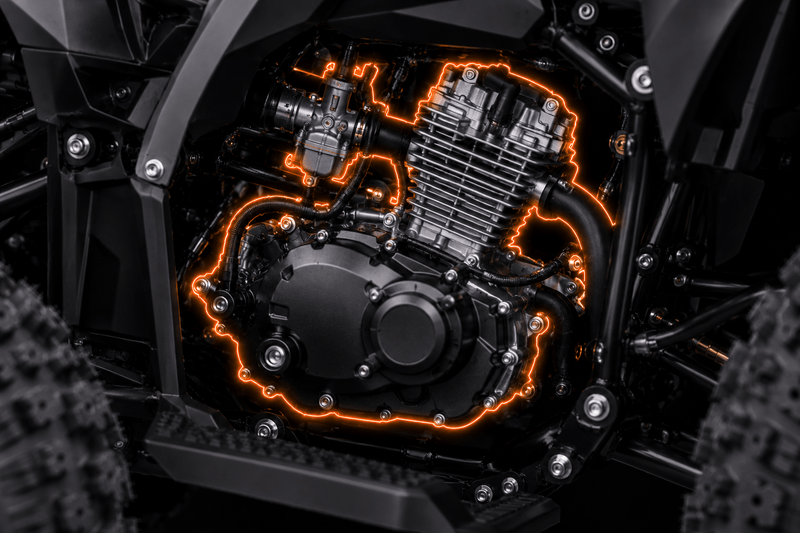 125cc Four-Stroke Petrol Engine
