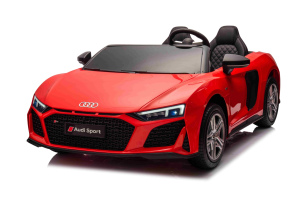 Elektrische kinderauto Audi R8 SPYDER 24V | Rode tweezitter | MP3-speler met USB/AUX en Bluetooth | 
