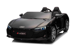 Audi R8 SPYDER Kinder Elektroauto 24V 2-Sitzer, Schwarz | MP3-Player mit USB/AUX und Bluetooth