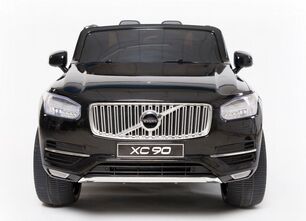 Electric Ride-On Volvo XC90, Black, Double Leather Seat, MP3 player with USB Input, Opening doors an