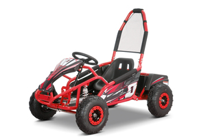 Go-kart électrique 1 000 W | Beneo Motors BUGGY RSX Electric | Rouge | 48 V | 30 km/h