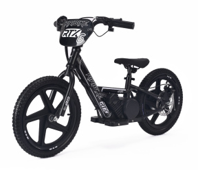 Elektro Laufrad für Kinder RIRIBIKE RTX6 24V (16"), Schwarz, Lithium-Akku, 250 W Motor, Scheibenbrem
