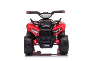Electric QUAD MINI 6V, Red, MP3 player with USB / AUX input, 1 X 25W Engine, 6V / 4Ah battery, funct