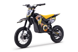 Elektro Dirtbike für Kinder 1000 W | Beneo Motors Gazelle Gelb | geeignet für 6–10 Jahre | Geschwind
