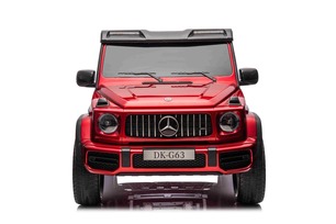 Electric Ride-on car Mercedes-Benz G63 AMG 4x4² Two-seater 24V, Red painted, MP4 Player with USB/AUX