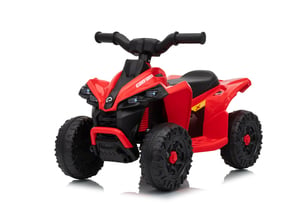 Licencovaná dětská elektrická mini čtyřkolka 25 W | Can-Am Renegade | Lithiový akumulátor 7,2 V | Červená