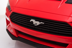 Electric ride-on car Ford Mustang 24V, red, Soft EVA wheels, 2 x 16000 rpm Engines, 24V Battery, 2.4