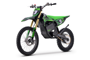 Elektro Motocross 8000 W | Beneo Motors Venom PLUS Grün | 72-V-Samsung-Lithium-Akku | 88 km/h