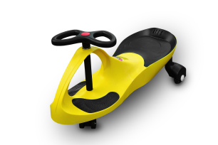 RIRICAR Gelb - Swing Car für Kinder mit flüsterleisen PU-Rädern