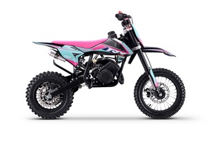 Petrol Dirt Bike for Children Beneo Motors Cross TRX Pink - 60cc