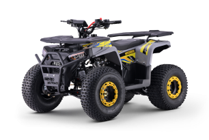 Kids Petrol Quad 125cc | Beneo Motors Warrior Yellow | Ages 8+ | Reverse Gear &amp; Speed Limiter