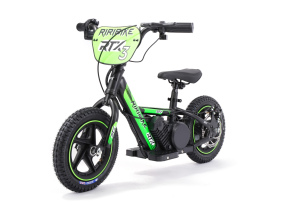 Elektro Laufrad für Kinder RIRIBIKE RTX3 24V (12"), grün, Lithium-Akku, 100-W-Motor, Scheibenbremse