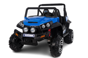UTV Kinder Elektroauto 24V | Beneo Motors | 2-Sitzer | 4 × Motoren | Ledersitze | 2,4-GHz-Fernbedien