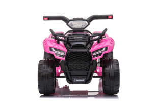 Electric QUAD MINI 6V, Pink, MP3 player with USB / AUX input, 1 X 25W Engine, 6V / 4Ah battery, func