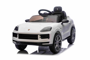 Elektrische kinderauto Porsche Cayenne 12V met achterwielaandrijving - Gelicentieerd (eenzitter), wi