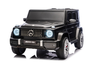 Electric Ride-on car Mercedes-Benz G63 AMG 4x4 Two-seater 24V, black, MP3 Player with USB/AUX and Bl
