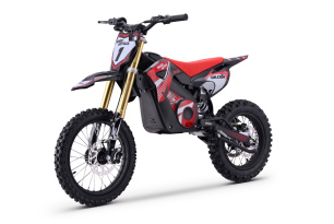 Elektro Dirtbike für Kinder 1600 W | Beneo Motors Falcon Rot | Ab 8 Jahren | 48-V-Lithium-Akku | Ges