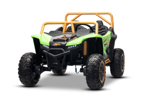 Electric Ride-on buggy Artic CAT XXL 4x4 24V, green, two-seater, Soft EVA wheels, Powerful engines, 