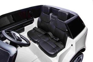 Electric Ride-on car Range Rover Model 2023, Two Seater, Red, Leatherette Seats, Radio with USB Inpu