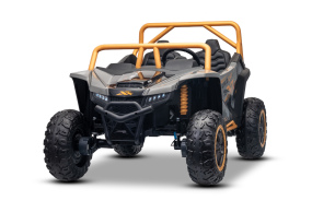 UTV Kinder Elektroauto 24V 4x4 | Artic CAT XXL | 2-Sitzer | Grau | Weiche EVA-Räder | Leistungsstark