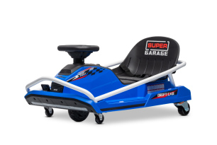 Beneo Motors Drift Electric Go-Kart 24V, Blue, 300W Brushless Motor, Lithium Battery, Drift Mode wit
