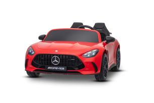 Electric Ride-on car Mercedes GT63 AMG 24V with 4x4 drive, red, Two-seater, Adjustable driver's seat