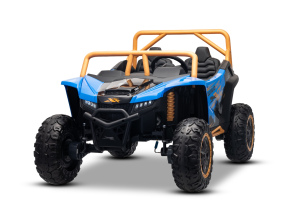 Electric Ride-on buggy Artic CAT XXL 4x4 24V, blue, two-seater, Soft EVA wheels, Powerful engines, L